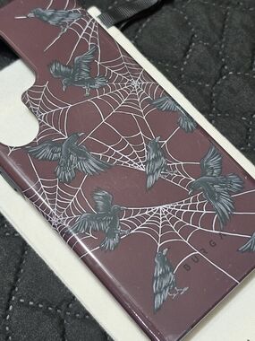 BURGA Samsung S24 Ultra Gothic Ravens & Webs Phone Case
